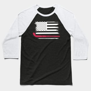 hockey american flag t shirt Baseball T-Shirt